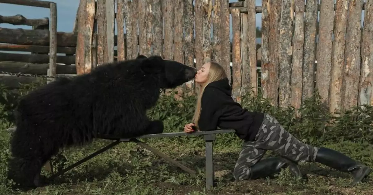 A woman saves a bear from an abandoned zoo, leading to a deep friendship between them