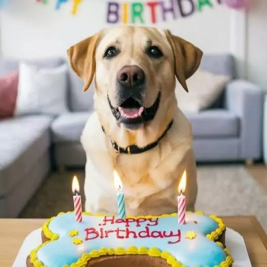 6th Birthday After 6 Years At The Shelter, This Poor Dog Finally Gets A Birthday Celebration