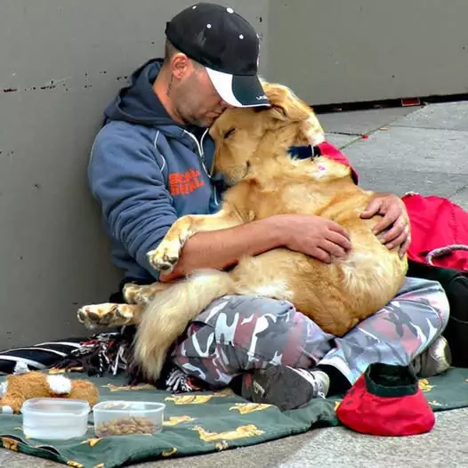 This homeless man’s love for his dog is worth more than all the huge fortunes out there